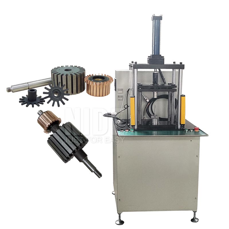 Armature shaft commutator pressing Punching Machine
