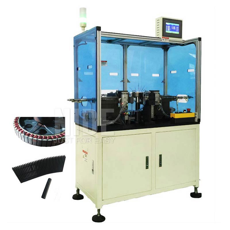 Double Station Wheel Motor Wedge Inserting Machine