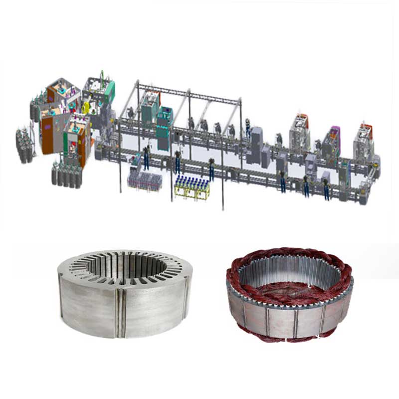 ev car motor,new energy motor,manufacturing line,motor assmebly line