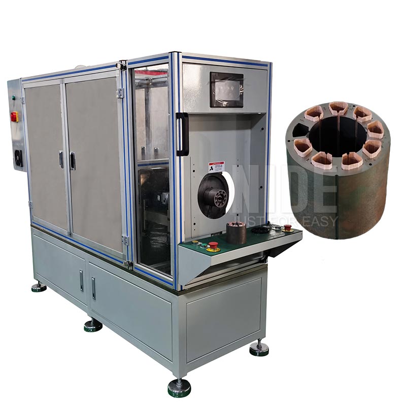 Horizontal BLDC stator slot insulation paper inserting machine