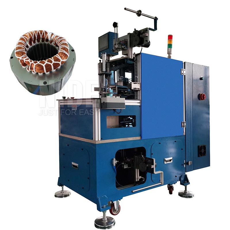 Auto Exhaust Fan motor stator coil winding binding machine