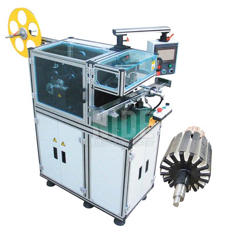 Automatic Armature Rotor slot insulation paper inserting machine